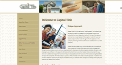 Desktop Screenshot of capitaltitle.us